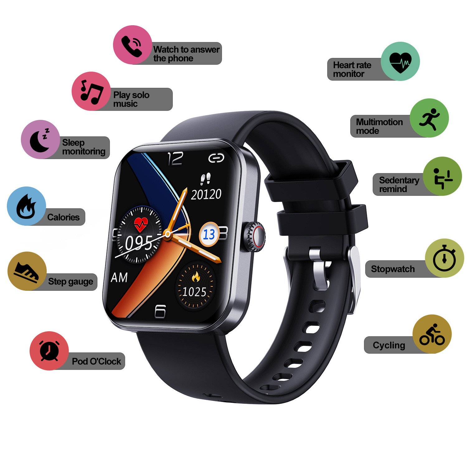 2024 Big Screen F57L Smart Watch A221 Bt Call 1.91inch Ai Voice Sport Watch Fitness Tracker Waterproof Women Smartwatch Men