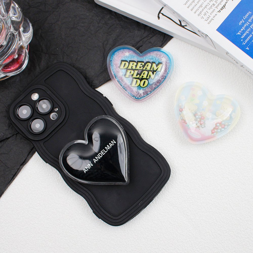 Cute Mobile Phone Holders Hot selling blank transparent plastic cute design different shape acrylic phone socket with As a gift