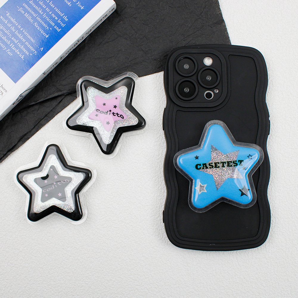 Cute Mobile Phone Holders Hot selling blank transparent plastic cute design different shape acrylic phone socket with As a gift