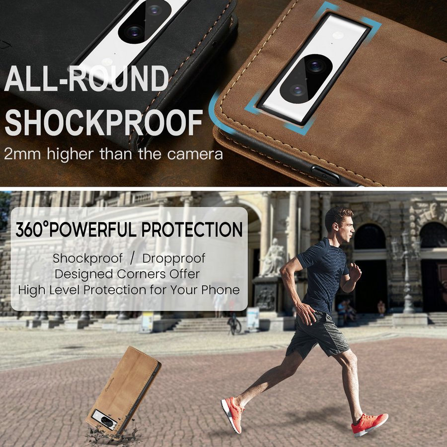 CaseMe 2024 New Arrivals for Google Pixel 9 8 7 Pro 6 8A 7A Fold Phone Case Magnetic With Card Slots for Google Pixel 8A Case