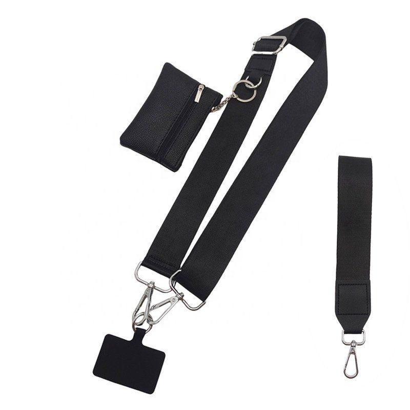 Fashion Bag Wrist strap Women Bag Accessories Adjustable Bag Belts Crossbody Mobile Phone Straps Zipper Wallet Pouch Strap
