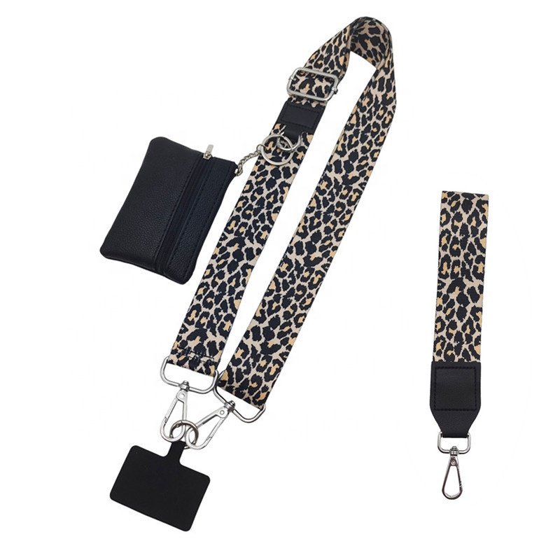 Fashion Bag Wrist strap Women Bag Accessories Adjustable Bag Belts Crossbody Mobile Phone Straps Zipper Wallet Pouch Strap