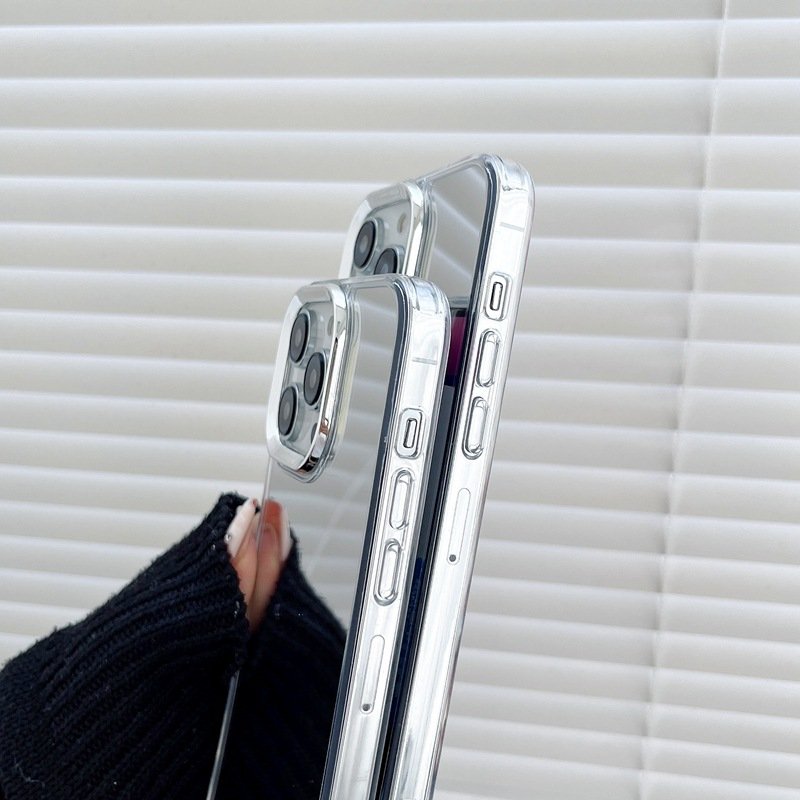 for iPhone 15 Case with Crossbody Strap Lanyard, Luxury Plating Mirror Make Up Women Girls Phone Cover for iPhone 14 15 Pro Max
