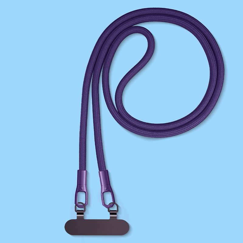 Dual Clip Polyester Rope Wrist Strap Universal Cute Design Short Mobile Phone Lanyard Keychain Tether Patch Cell Accessories