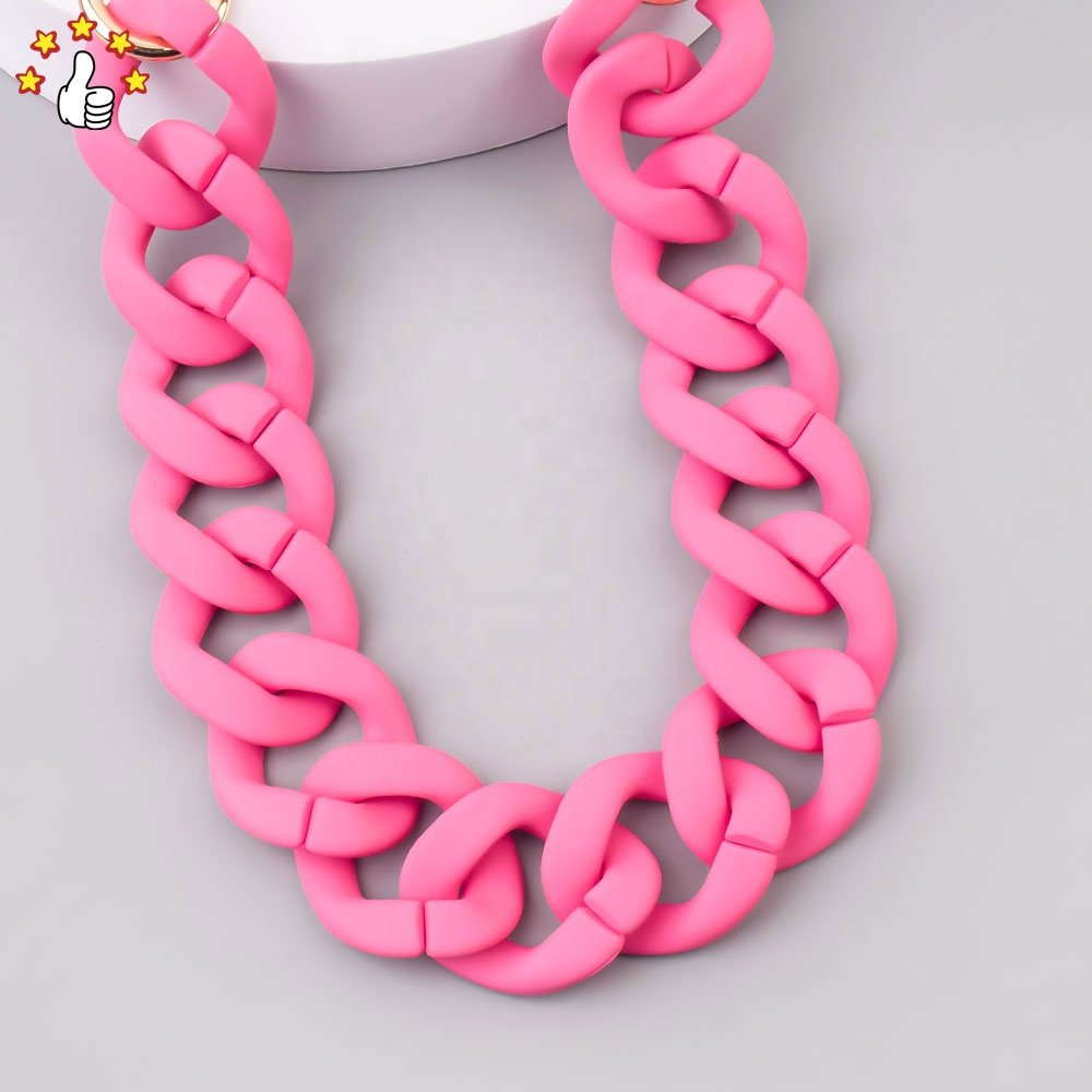 Fashion Multi-color Matte Rubber Surface Mobile Phone Chain Custom Colorful Phone Charm Cell Phone Strap