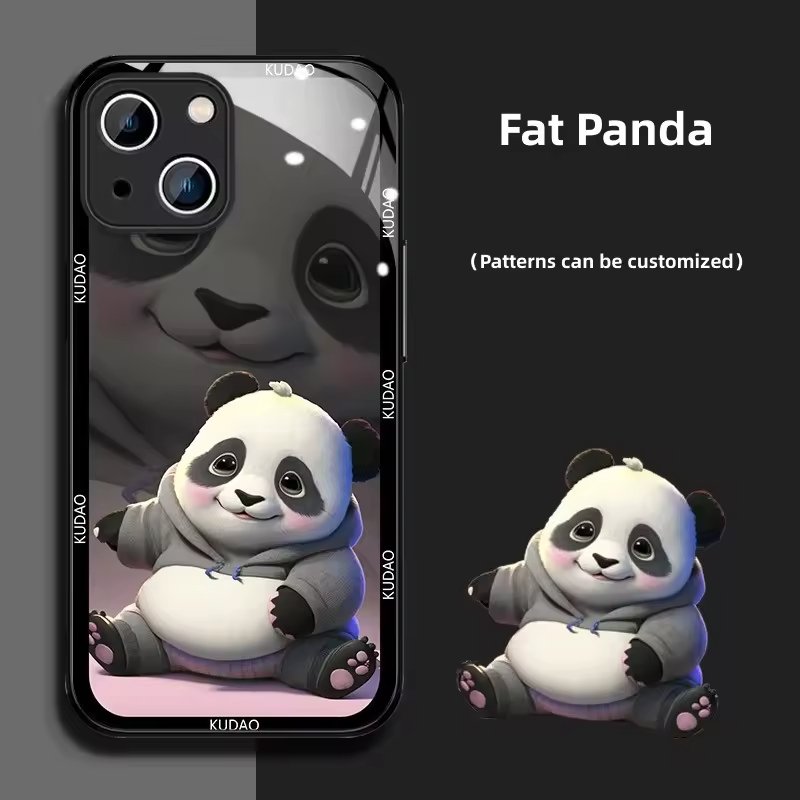 Panda Series Customizable Phone Case Cute Chinese Cartoon Panda Catone Design for Iphone 14131211 Phonecase Shockproof