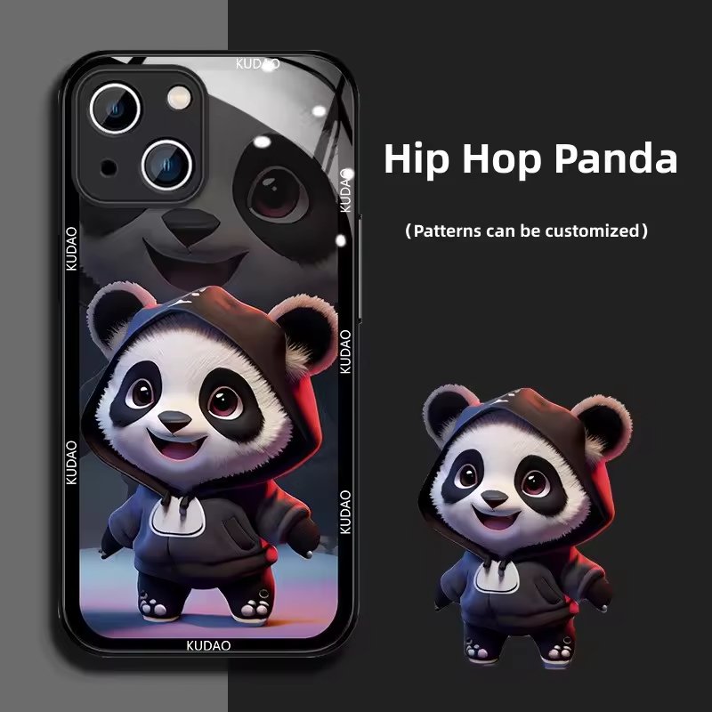 Panda Series Customizable Phone Case Cute Chinese Cartoon Panda Catone Design for Iphone 14131211 Phonecase Shockproof