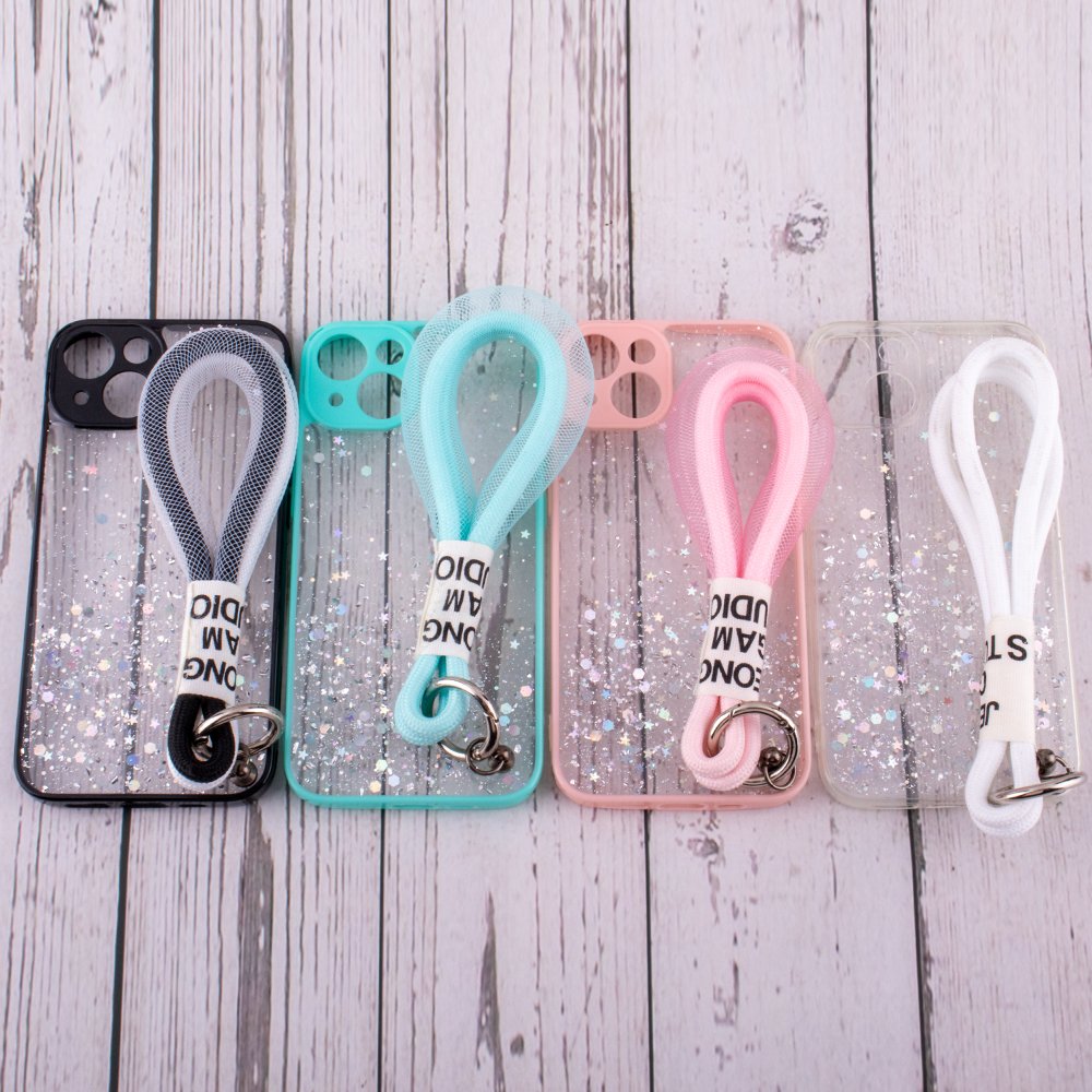 fashionable Multicolor Wrist Lanyard customized mobile phone straps,Cell Phone Charm Chain Strap For Women girl