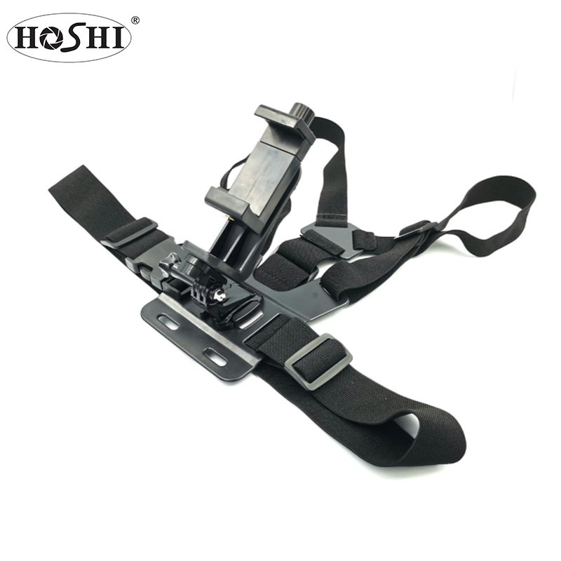 HOSHI Chest strap with adjustable mobile phone holders for iPhone Samsung Huawei xiaomi smartphone Outdoor Sports