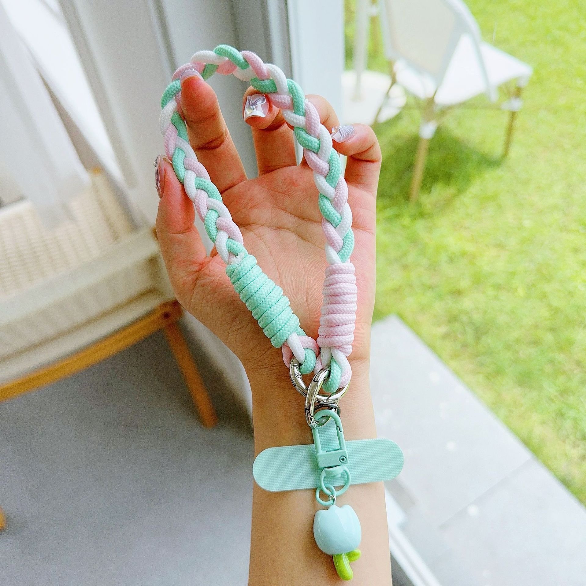 Maxun Charm Rope Short Lanyard with Multi Color for Mobile Phone
