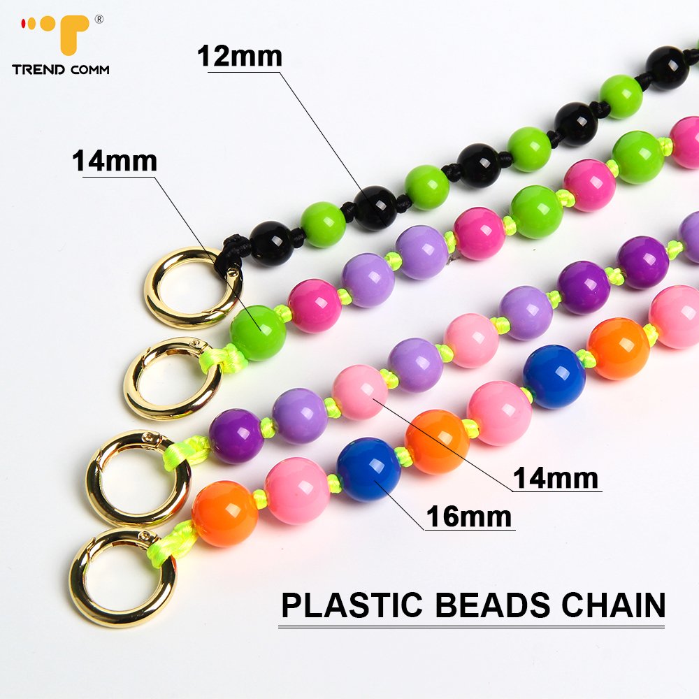 New Arrival Handmade Customized Pearl Beads Mobile Phone Chain Straps Phone Charm Accessories For iphone 14 15