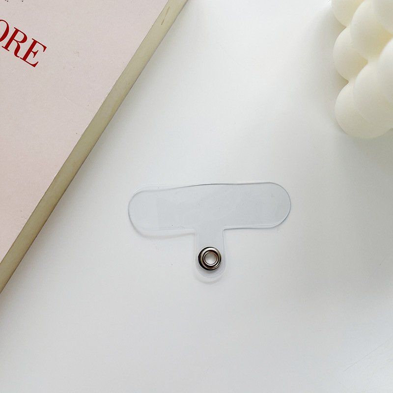 Universal Phone Tether Tab with Metal Ring Polyester Strap Phone Lanyard Patch Compatible for Cellphone Pad