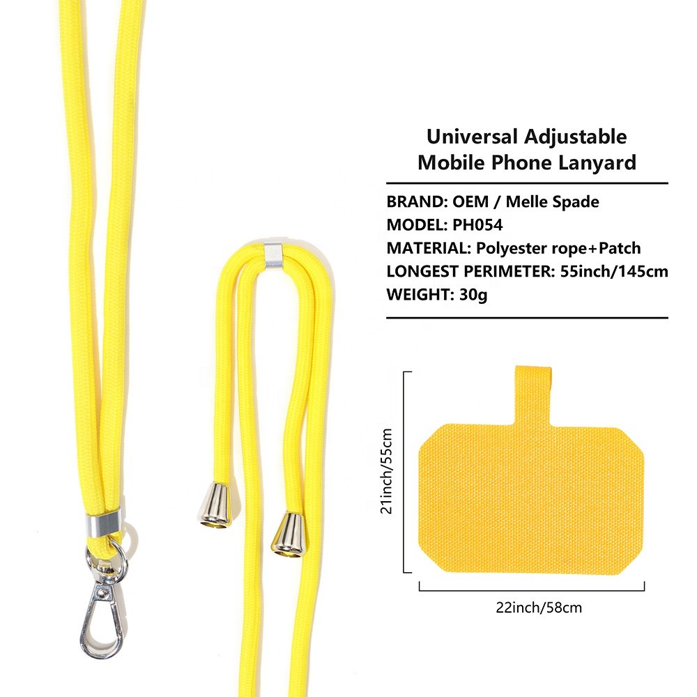High Quality Adjustable Nylon Cell Phone Universal Lanyard Crossbody Mobile Phone Straps Chain Personalized
