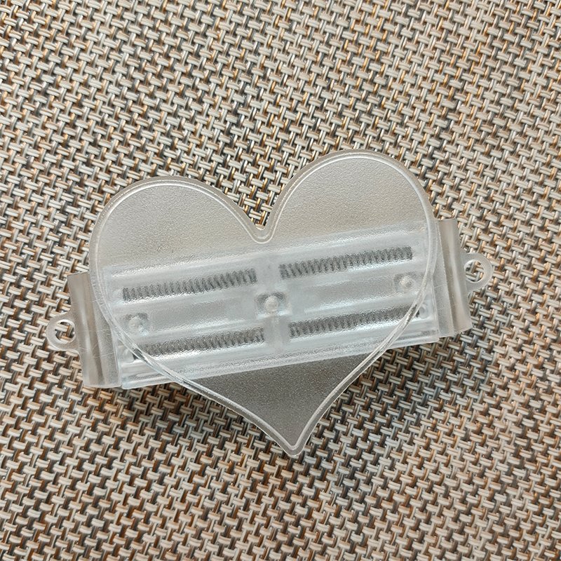 Mobile phone back clip DIY groove material clip transparent material big heart back clip mobile phone accessories