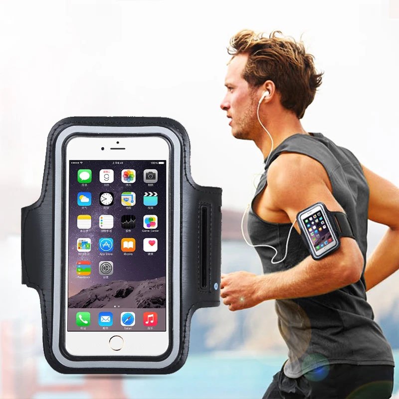 Waterproof Smartphone Armband Wrist Bag Armband Running Mobile Phone Bag