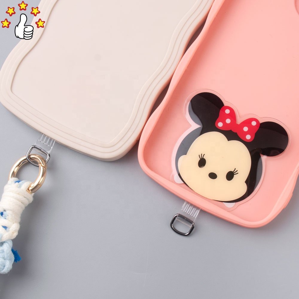 Phone Lanyard PVC Patches Mobile Phones Strap Patches Transparent Patch For Phone Strap