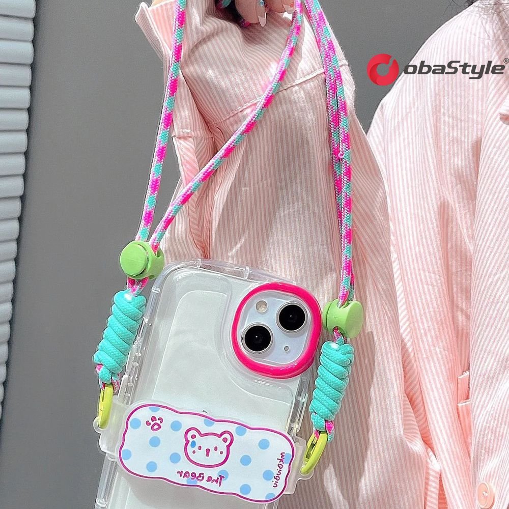 EU stock shipping Cell Phone Lanyards With Logo Lanyard Strap Universal Tab Lasso Tether Cell Mobile Phone Case Lanyard
