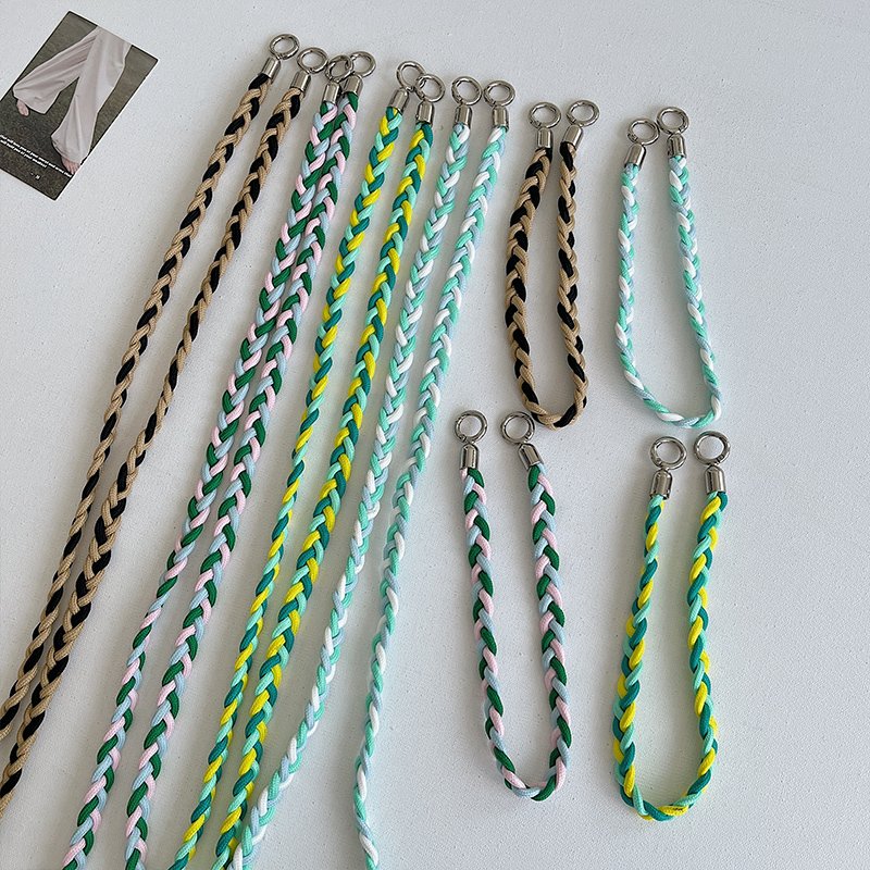 Crossbody and Wrist Lanyard for iPhone Long Polyester Phone Strap and Chain Strap around the Neck Size