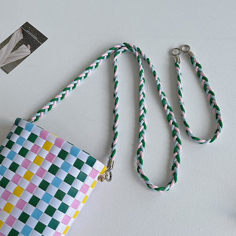 Crossbody and Wrist Lanyard for iPhone Long Polyester Phone Strap and Chain Strap around the Neck Size