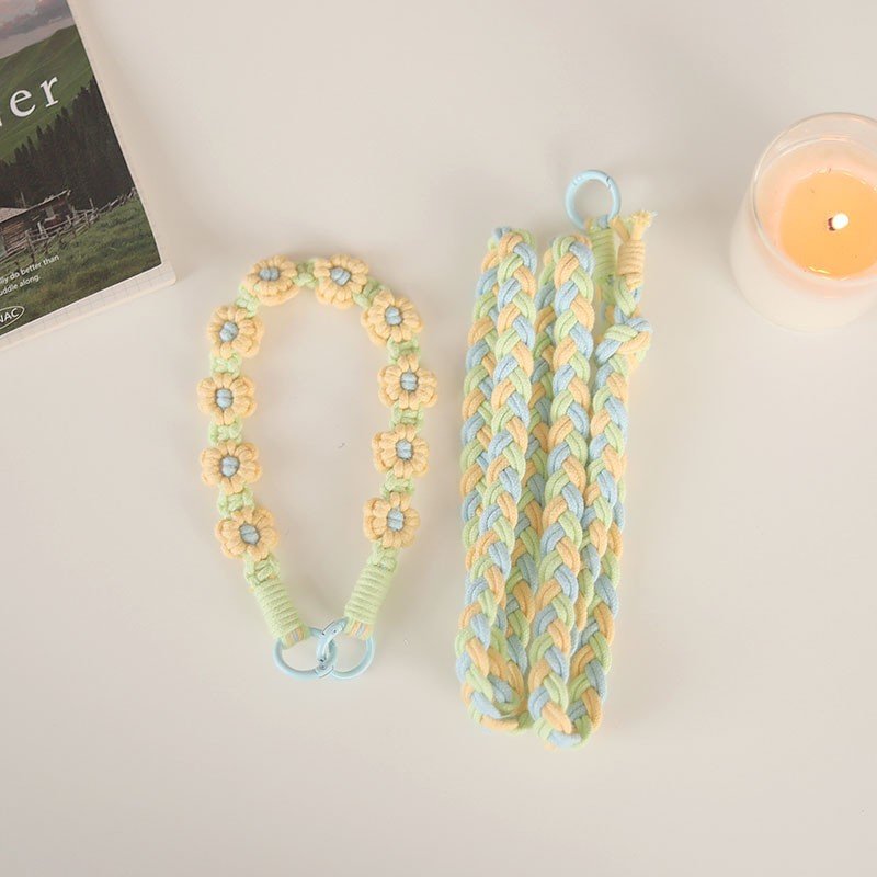 New Cotton Rope Braided Handmade Phone Chain Phone Charms Portable Rope For High Quality Phone Chain