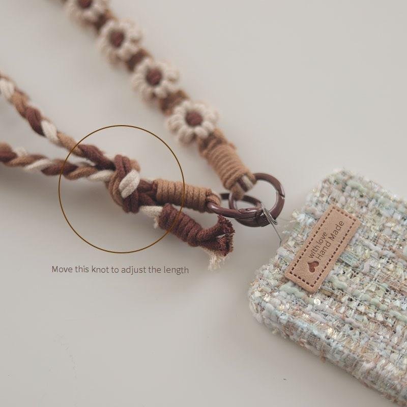New Cotton Rope Braided Handmade Phone Chain Phone Charms Portable Rope For High Quality Phone Chain