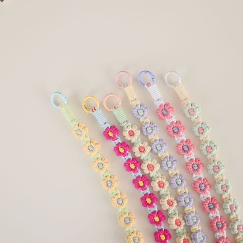 New Cotton Rope Braided Handmade Phone Chain Phone Charms Portable Rope For High Quality Phone Chain