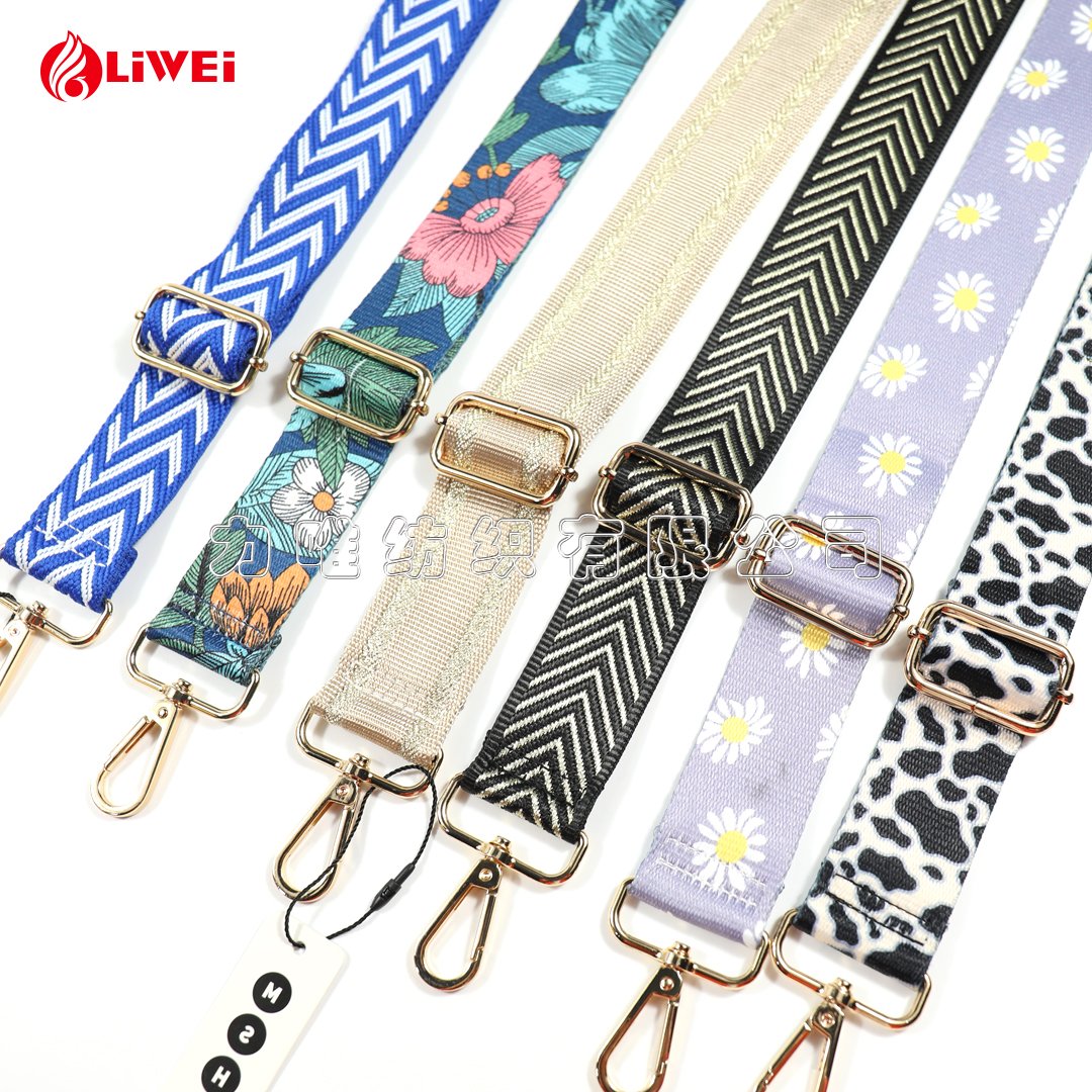 Woven Adjustable Bag Strap 38mm 50mm Many Styles Shoulder Crossbody Handbags Straps For Bag