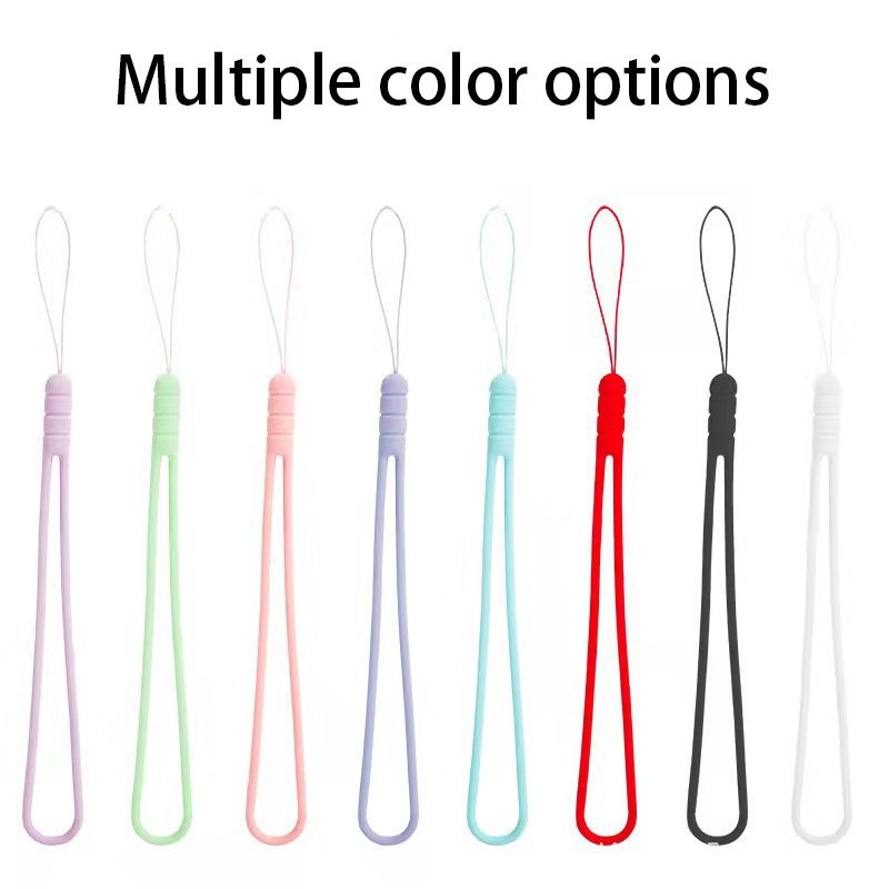 Short Soft Silicone Cell Phone Holder Hand anti lost wrist Strap mobilephone wrist lanyard safety String for Mobile Phone