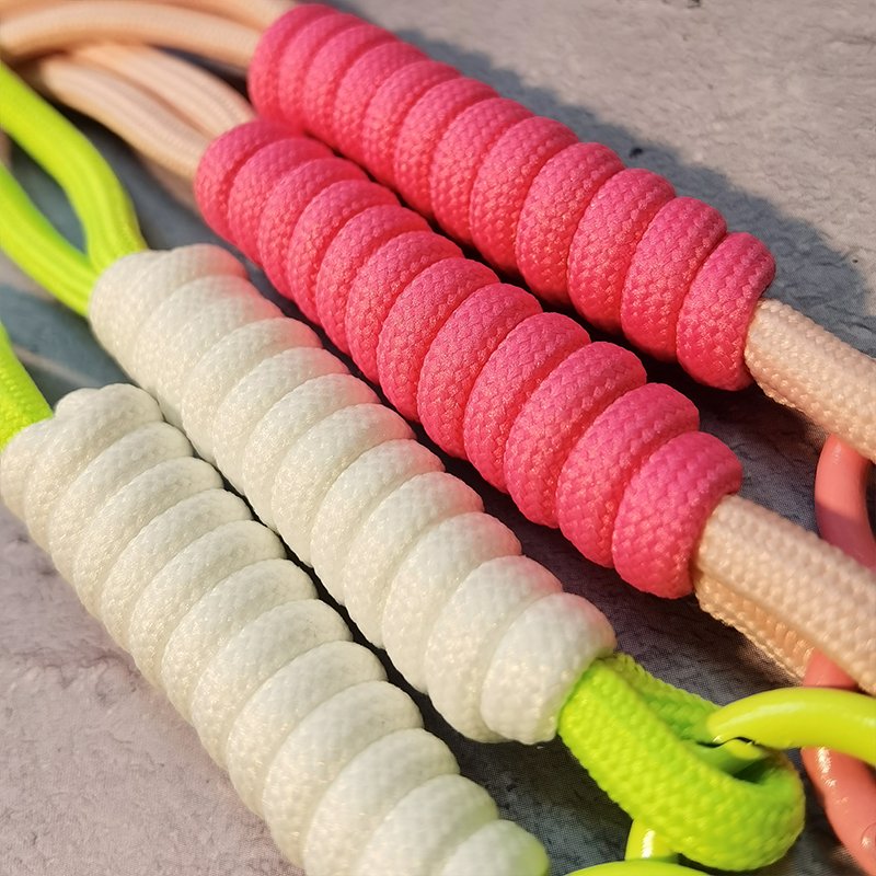 125cm mobile phone lanyard with adjustable woven knotting strap. Mobile phone strap with adjustable strap