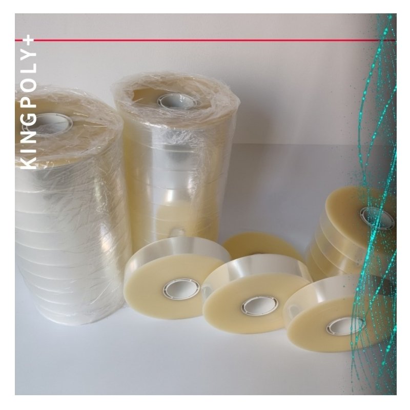 OPP Strapping film with you Banding Machine to wrap a strip of elegant OPP plastic banding tape around the bundle
