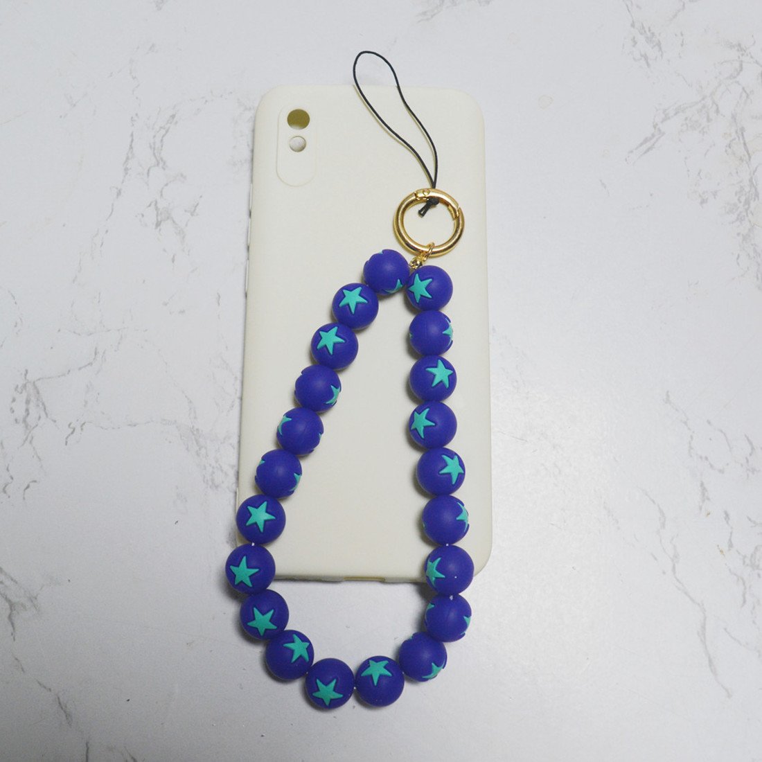 2024 New Fashion Men and women silicone star wrist strap phone custom made chain silicone crossbody