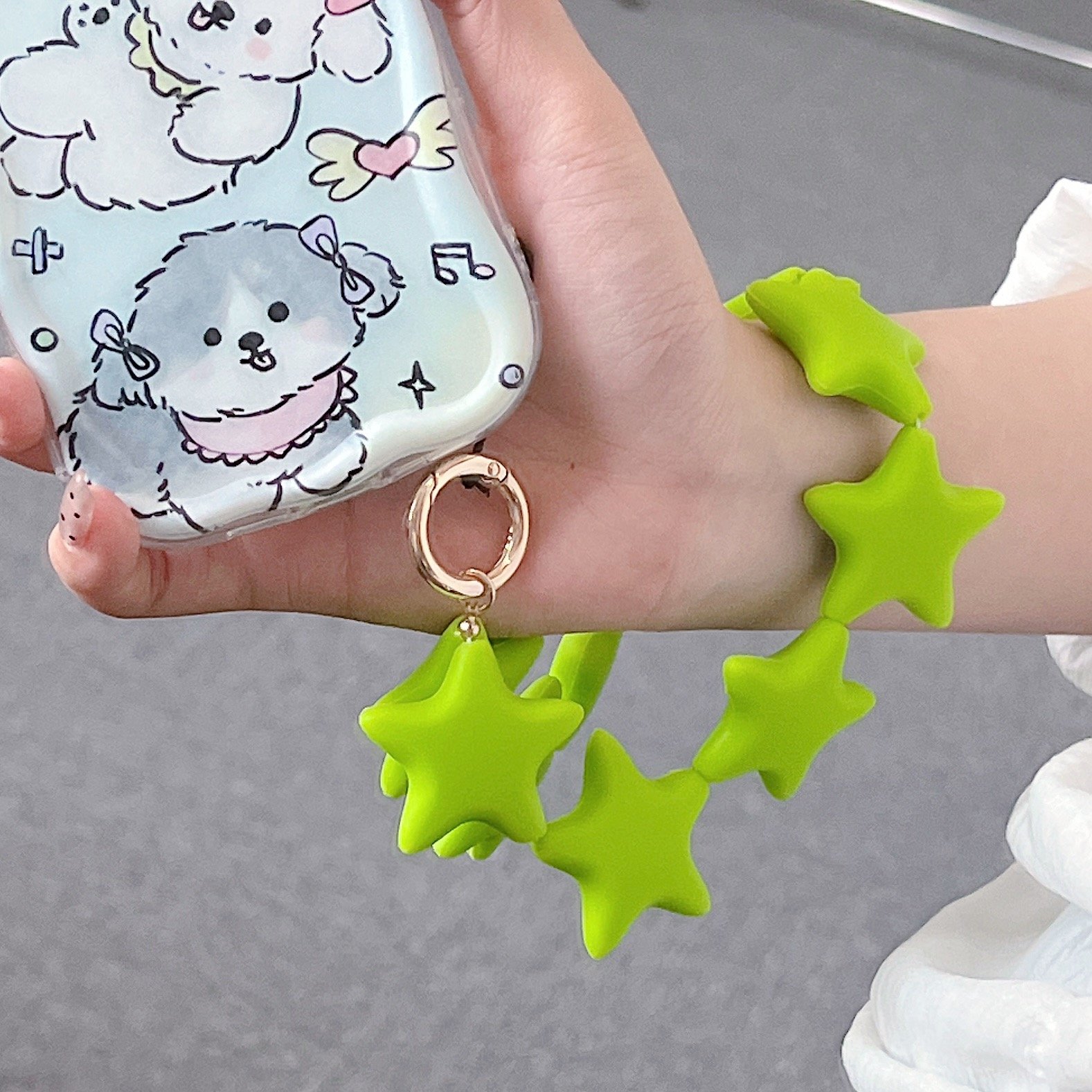 2024 New high-quality silicone phone chain phone case lanyard phone hanging chain keychain pendant phone wristband