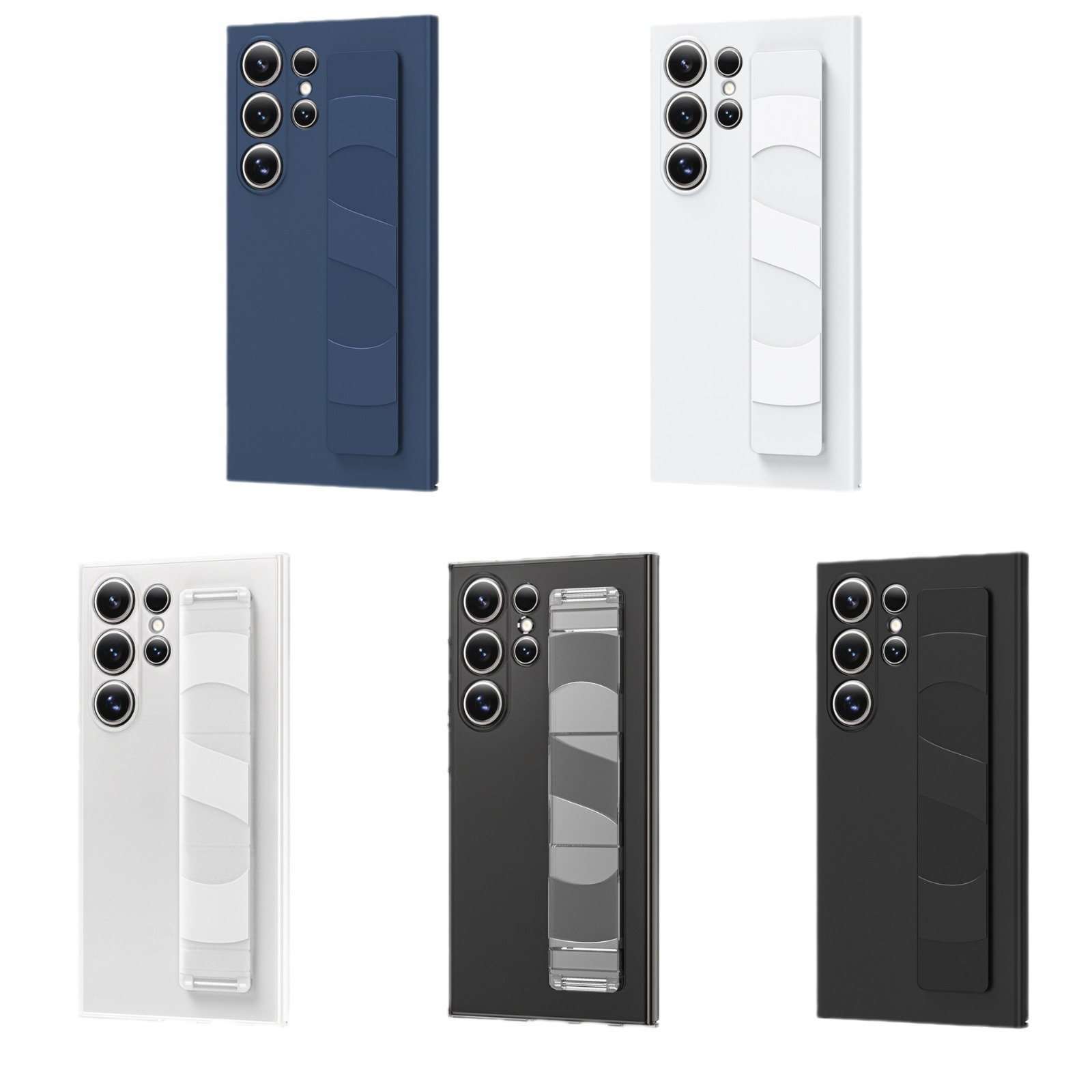 New Hot Sell Wrist Silicone Strap Case for Samsung Galaxy S24 Ultra S24 Plus S23 Ultra Slim Protective Case