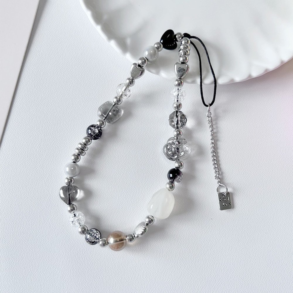 Handmade Cellphone Lanyard Mobile Phone Strap Charm Chain Bear Chain Cute Butterfly Wholesale Beads For Phone Charms