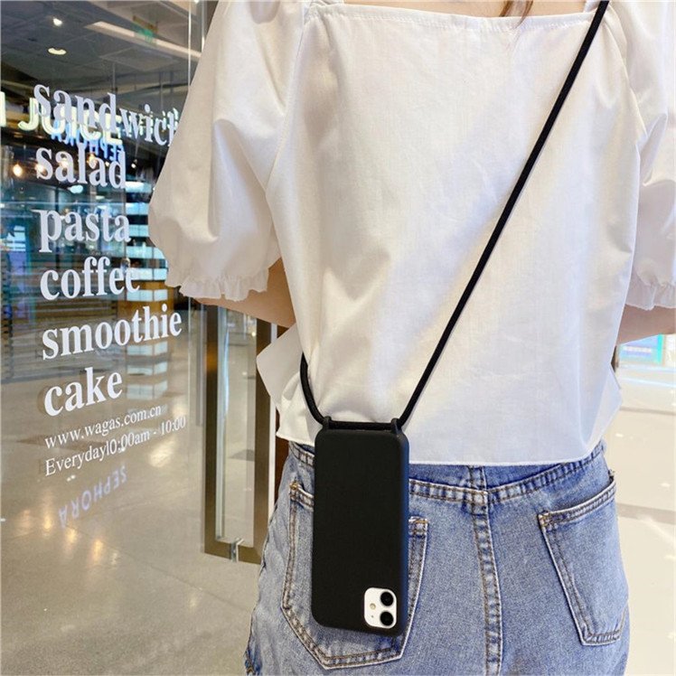 Crossbody Anti-fall Colorful Shoulder Neck Strap Rope Phone Case For iPhone 14 13 12 11 Pro Max XS MAX X XR SE 6 7 8 In Stock
