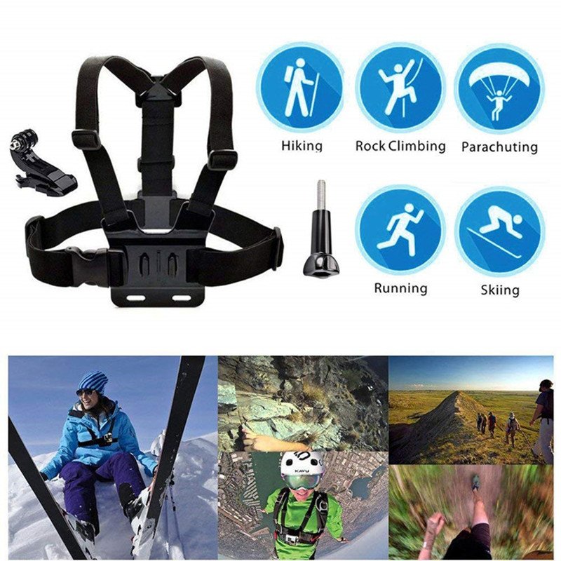 Action Camera Smartphone Chest Mount Universal Holder Compatible with iPhone and Samsung Phone Mount for Filming Photos