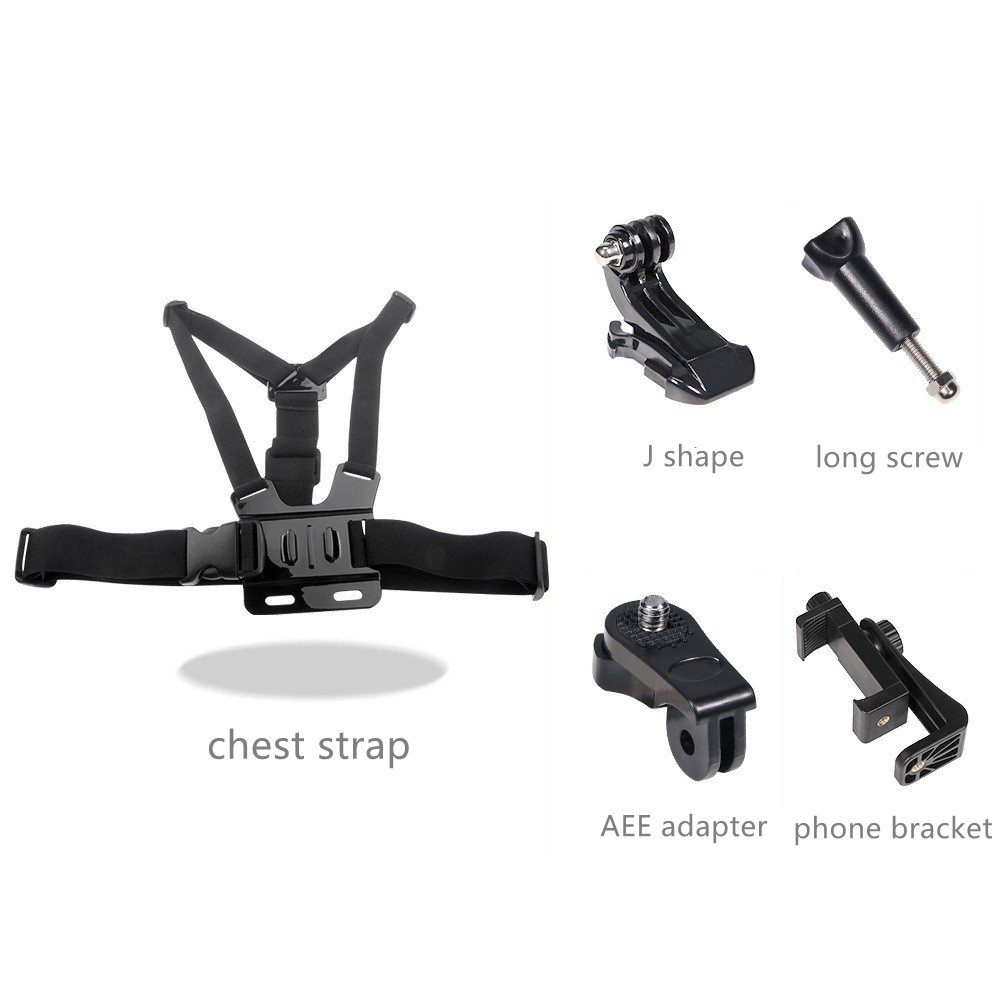 Action Camera Smartphone Chest Mount Universal Holder Compatible with iPhone and Samsung Phone Mount for Filming Photos