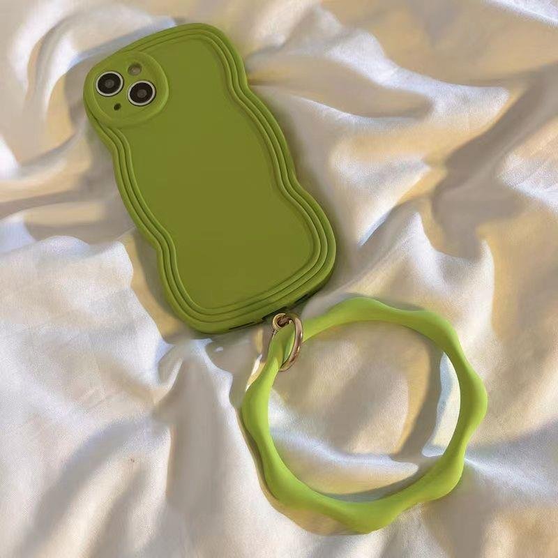 Adjust Mobile Phone Lanyard Bracelet Silicone Anti Loss Wrist Strap Bamboo Joint Style Detachable Key Universal With Patch