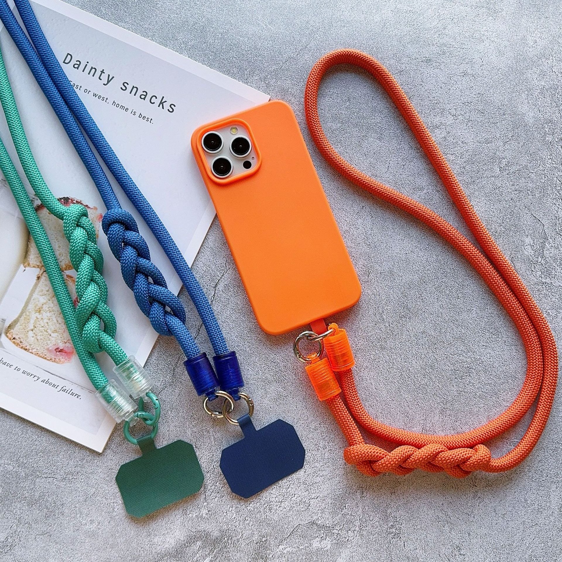 Customized Vintage Phone Lanyard Phone Holder Crossbody Mobile Phone Case Strap