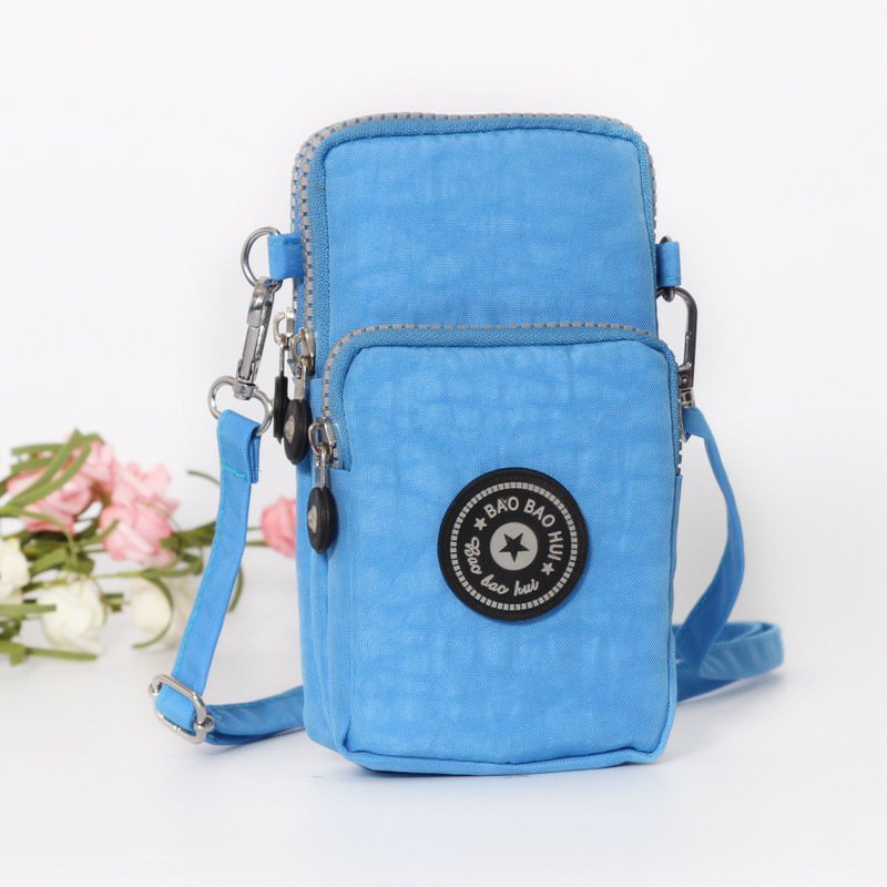 Custom Logo Fashion Cell Phone Small Crossbody Bags Shoulder Pocket Wallet Pouch Mobile Phone Bag Case with Neck Strap Phone Bag