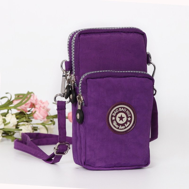 Custom Logo Fashion Cell Phone Small Crossbody Bags Shoulder Pocket Wallet Pouch Mobile Phone Bag Case with Neck Strap Phone Bag