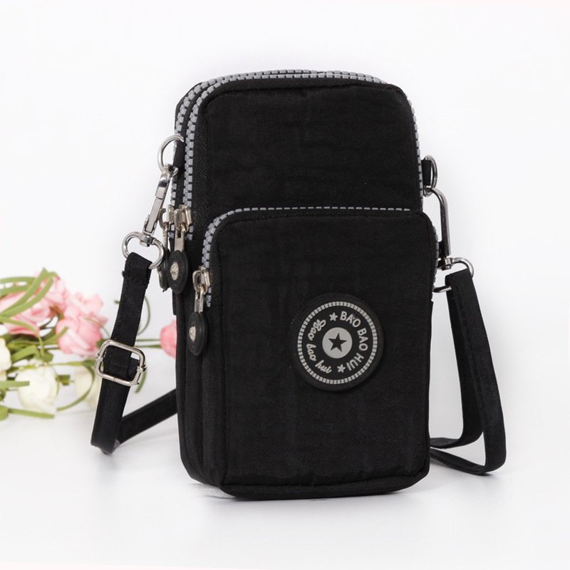 Custom Logo Fashion Cell Phone Small Crossbody Bags Shoulder Pocket Wallet Pouch Mobile Phone Bag Case with Neck Strap Phone Bag