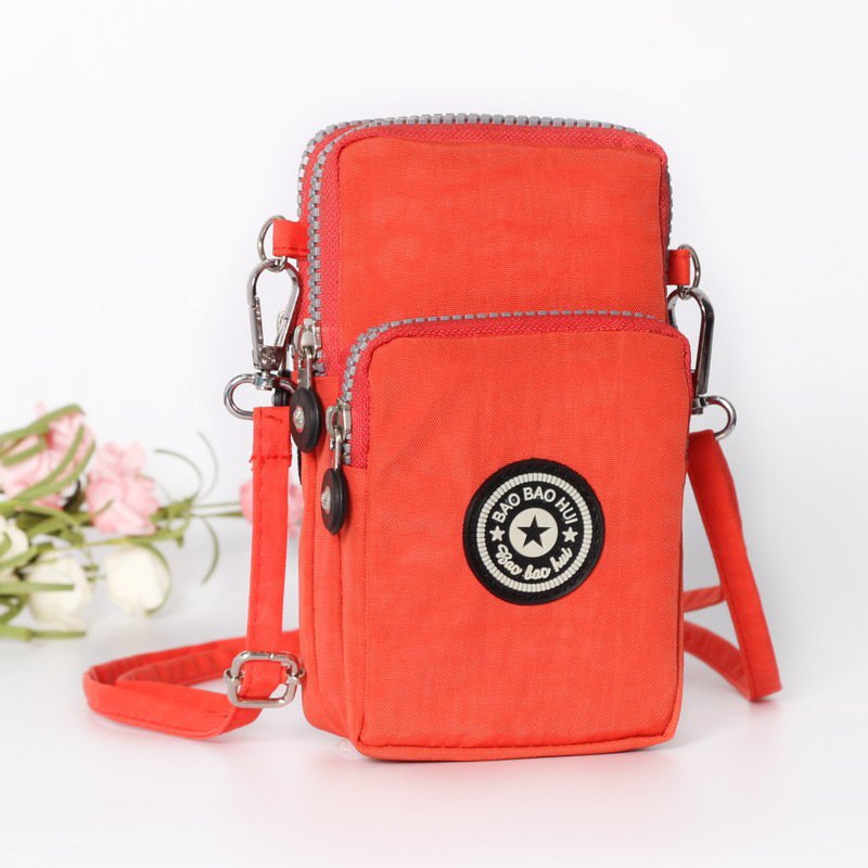 Custom Logo Fashion Cell Phone Small Crossbody Bags Shoulder Pocket Wallet Pouch Mobile Phone Bag Case with Neck Strap Phone Bag