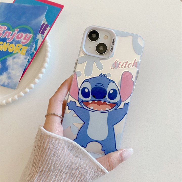 With Doll Keychain Cartoon Cute Mobile Phone Case For iPhone 16 pro 15 14 13 12 11 pro max TPU PC Hard Shock proof Back Cover
