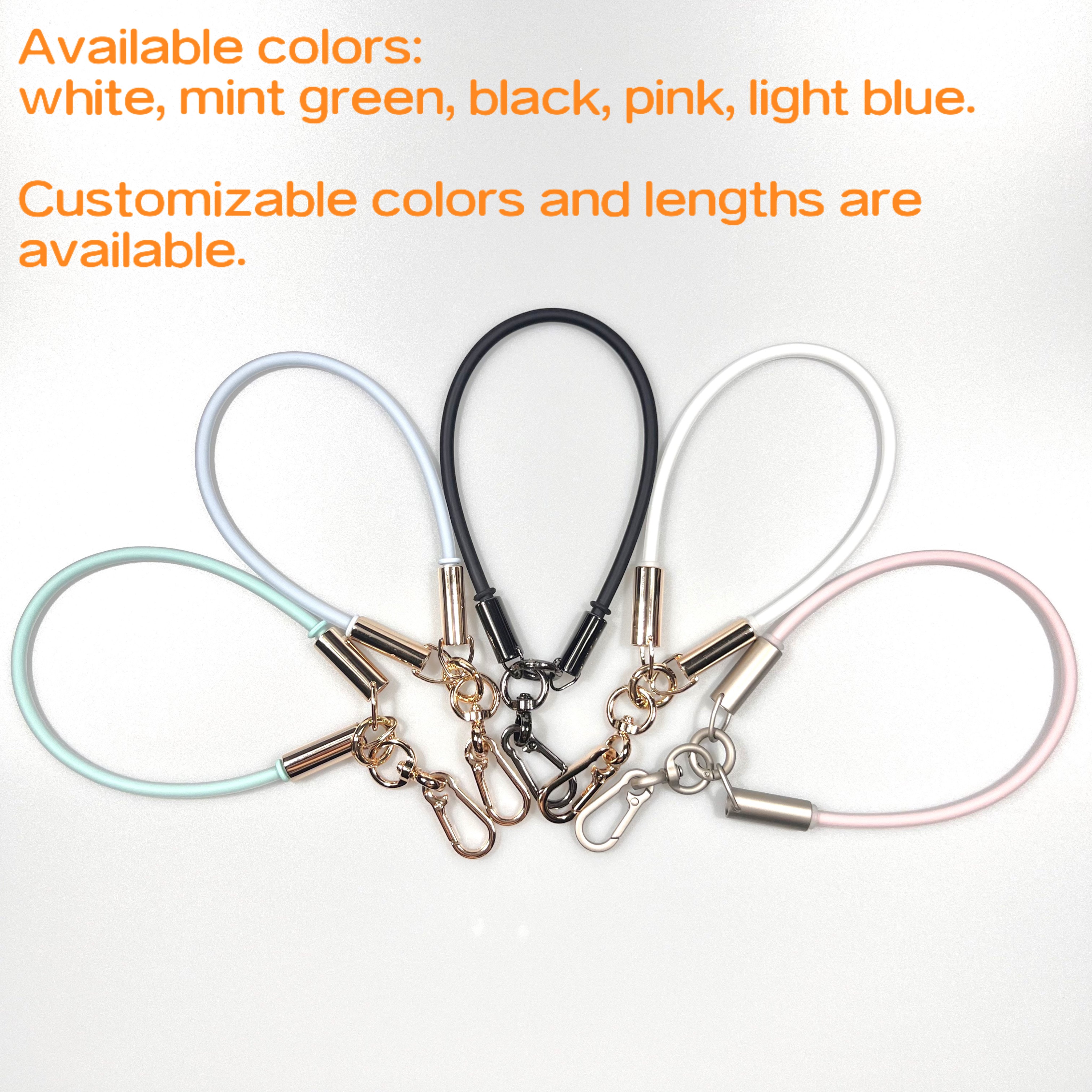 Universal Phone Case Wrist Strap Rope Anti Lost Colorful Nylon Short Hand Strap Rope With Patch Tab Phone Lanyard for iPhone 16