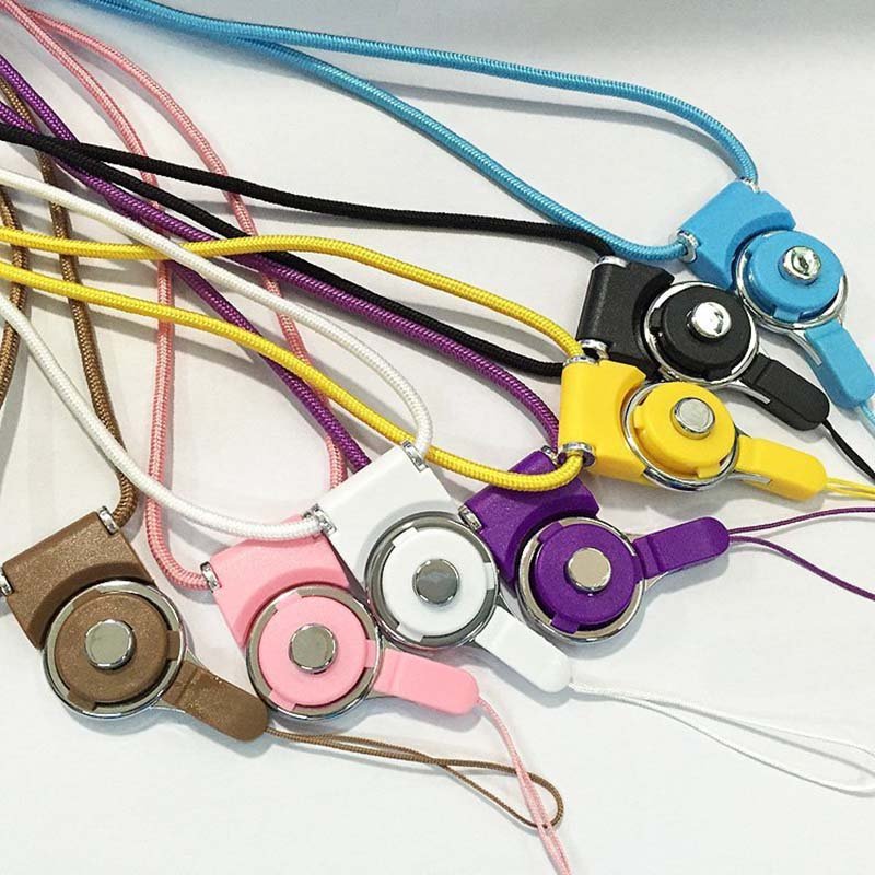 Hot Fashion Handmade Colourful Patchwork Nylon Mobile Phone Lanyard Tether Adjustable Phone Accessories Rope Strap