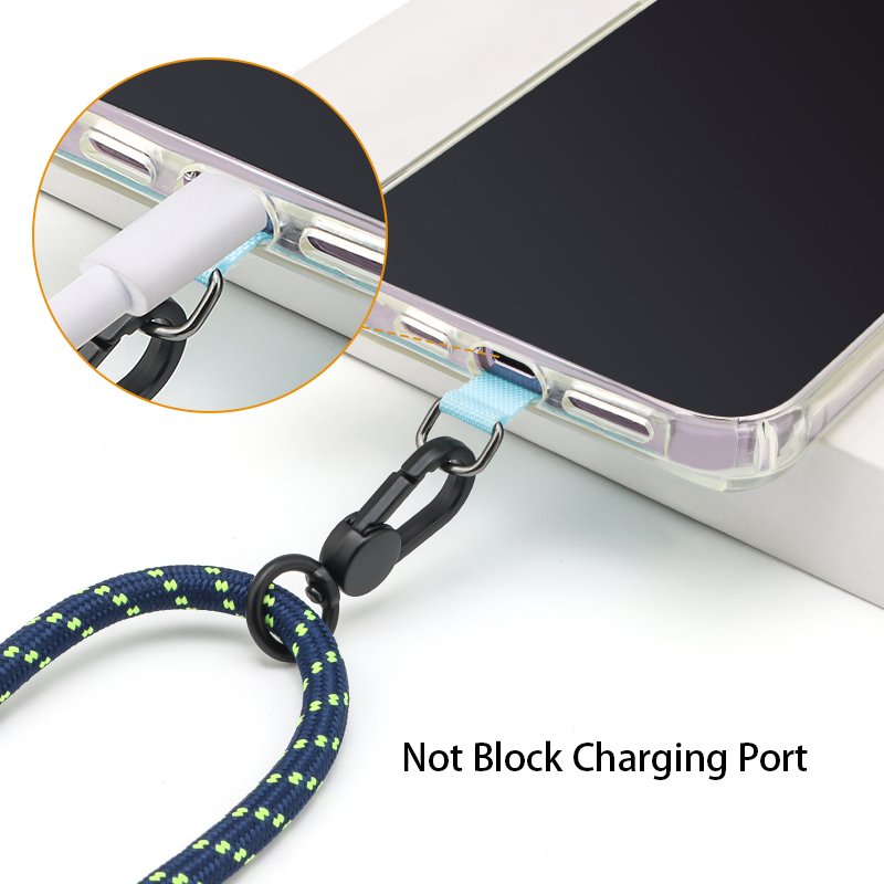 Universal cellphone strap Adjustable Phone Lanyard Anti-lost Lanyard Strap Detachable Colorful Neck Cord Phone Safety Tether