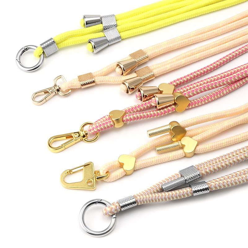 Custom Smartphone Phone Case Accessories Universal Crossbody Necklace Patch Strap Tab Lasso Tether Cell Mobile Phone Lanyard