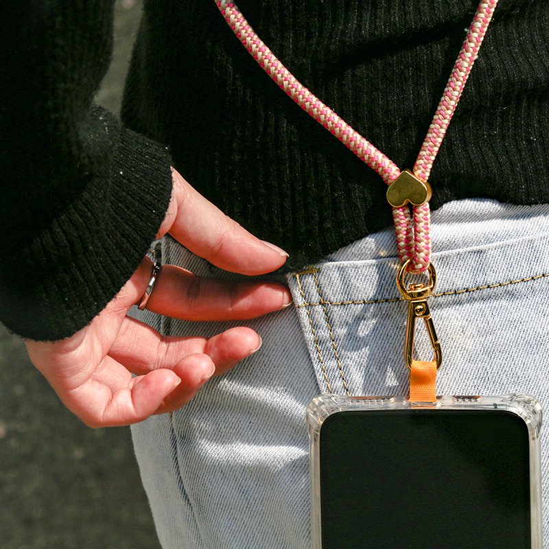 Custom Smartphone Phone Case Accessories Universal Crossbody Necklace Patch Strap Tab Lasso Tether Cell Mobile Phone Lanyard