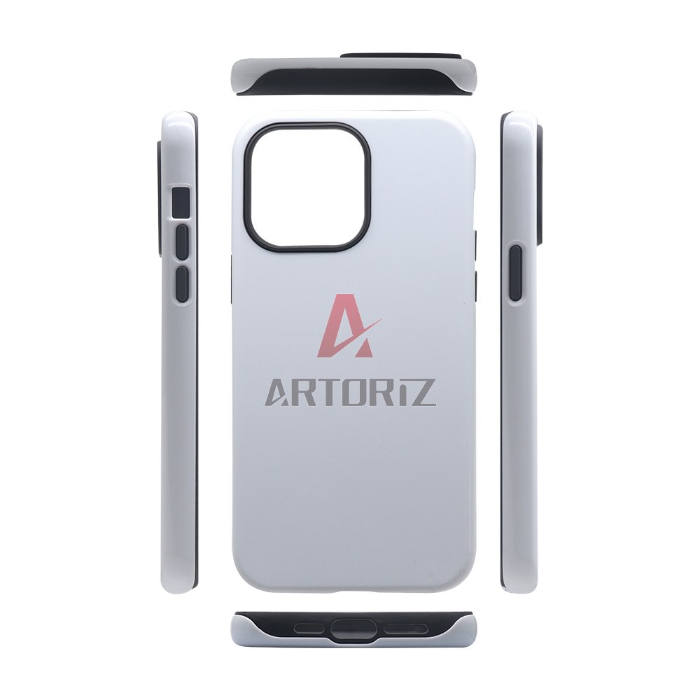 PC+TPU 2 in 1 blank sublimation case coated case sublimation machine for iPhone 16 15pro for Samsung S23 Ultra for Pixel 8pro